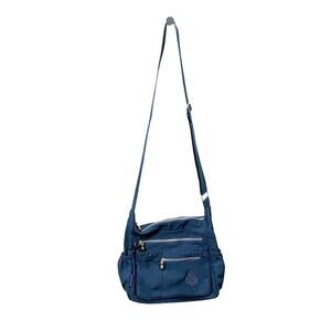 Huaeryouyue lightweight water-resistant nylon navy durable bag crossbody
purse